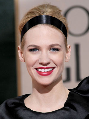 January Jones at the 2010 Golden Globe Awards 2010-01-17 16:36:19