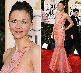 Maggie Gyllenhaal in Roland Mouret at 2010 Golden Globes Awards