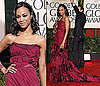 Zoe Saldana in Louis Vuitton at 2010 Golden Globes Awards
