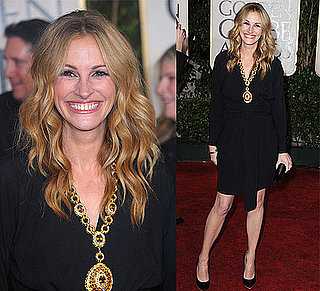 Julia Roberts in Yves Saint Laurent at the 2010 Golden Globe Awards