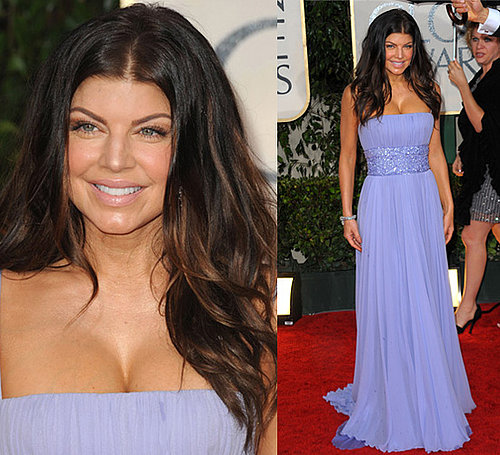 Fergie in Elie Saab at the 2010 Golden Globe Awards
