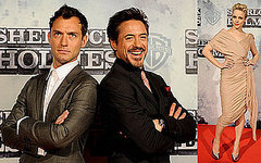 Photo of Robert Downey Jr., Jude Law, and Rachel McAdams at the Spain Premiere of Sherlock Holmes 2010-01-14 02:00:00 Photo of Robert Downey Jr., Jude Law, and Rachel McAdams at the Spain Premiere of Sherlock Holmes 2010-01-14 02:00:00