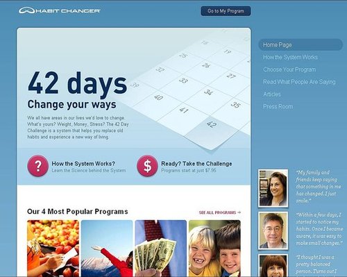 Hab*tchanger: Swapping out the bad ones in 42 days!