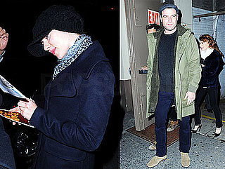 Photos of Scarlett Johansson and Liev Schreiber Outside Broadway Show in NYC