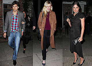 Photos of Ashton Kutcher, Demi Moore, Kristen Dunst, Selma Blair at Art Gallery in LA
