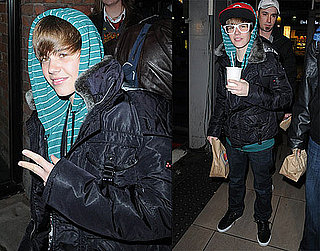 Photos of Justin Beiber in England