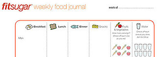 FitSugar's Printable Food Journal