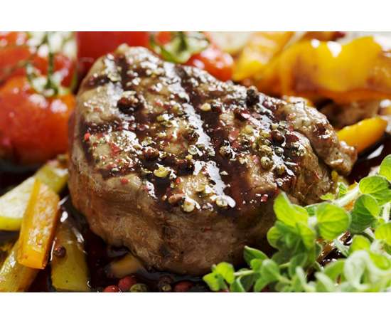 Dinner: Steak With Grilled Veggies Dinner: Steak With Grilled Veggies