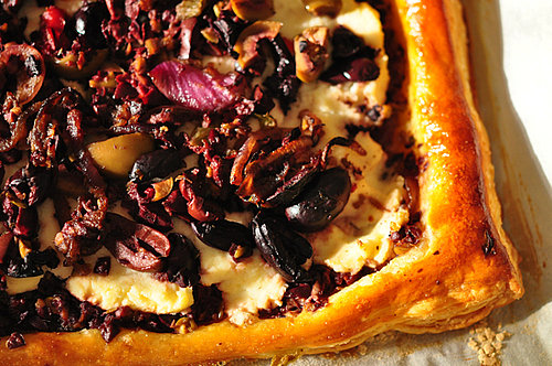 Olive Tapenade Tart with Carmelized Onions Olive Tapenade Tart with Carmelized Onions