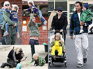 Gwen Stefani With Gavin, Zuma, Kingston Rossdale in LA