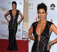 Halle Berry in Kaufman Franco at the 2010 Golden Globe Awards Halle Berry in Kaufman Franco at the 2010 Golden Globe Awards