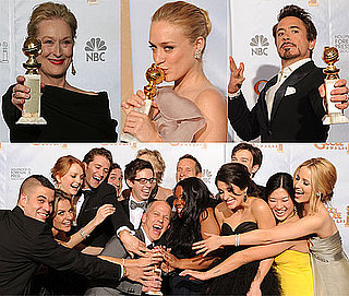 Photos from the Press Room Plus Full List of Winners from the Golden Globes 2010