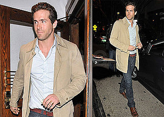 Photos of Ryan Reynolds Leaving Madeo Restaurant in LA