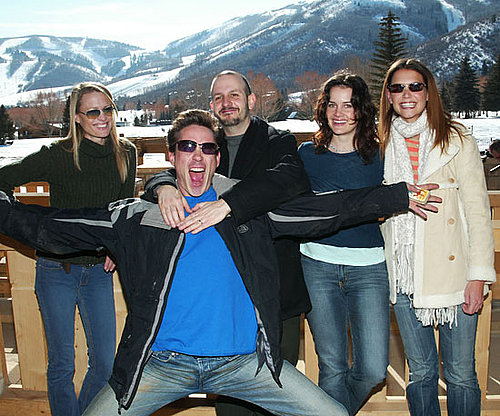 Robert Downey Jr. was front and center along with Robin Wright, director Keith Gordon, Carla Gugino, and Katie Holmes at The Singing Detective photo call during the 2003 film festival.
Robert Downey Jr. was front and center along with Robin Wright, director Keith Gordon, Carla Gugino, and Katie Holmes at The Singing Detective photo call during the 2003 film festival.