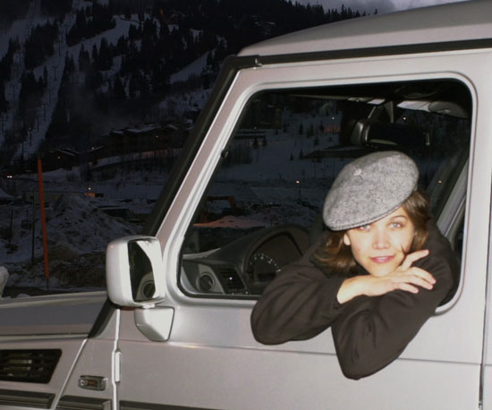 Maggie Gyllenhaal posed in a car during the festival in 2002.
Maggie Gyllenhaal posed in a car during the festival in 2002.