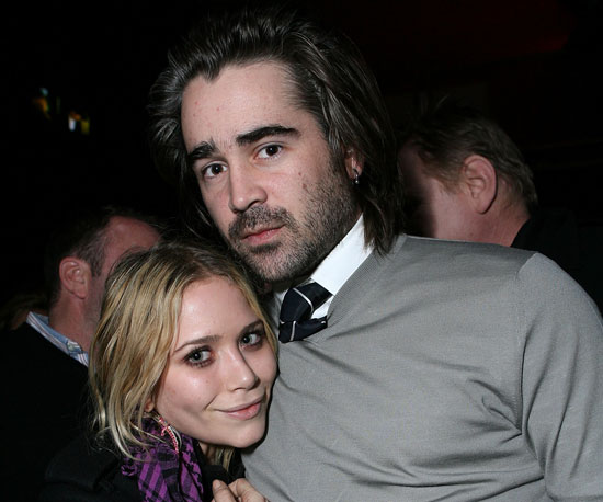 Mary-Kate Olsen and Colin Farrell cuddled up at the 2008 screening of his In Bruges.
Mary-Kate Olsen and Colin Farrell cuddled up at the 2008 screening of his In Bruges.