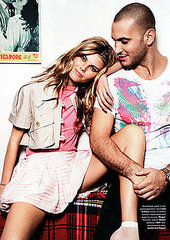 Maryna Linchuk, Boyfriend Salvatore Morale Pose for Russian Tatler February 2010