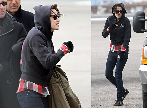 Photos of Kristen Stewart Arriving at Sundance While Robert Pattinson Stays in London