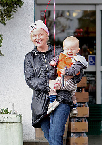 Amy Poehler and Archie Aren't Afraid of a Rainy Day