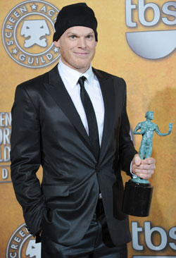 Michael C. Hall Celebrates His SAG Win in the Press Room