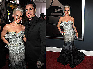 Pink and Carey Hart at 2010 Grammy Awards 2010-01-31 17:46:35