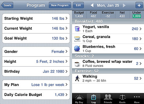 Lose It iPhone App Helps You Reach Weight Loss Goal With Calorie Counter and Food Journal