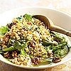 Vegetarian Recipe For Brown Rice With Barley and Spinach