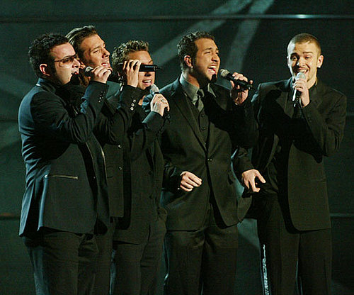 Justin Timberlake performed with his fellow 'NSYNC members in 2003.
Justin Timberlake performed with his fellow 'NSYNC members in 2003.