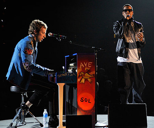 Jay-Z joined Coldplay onstage in 2009.
Jay-Z joined Coldplay onstage in 2009.