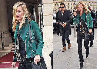Photos of Possibly Engaged Kate Moss And Jamie Hince in London Before She Hosts a Party For Longchamp