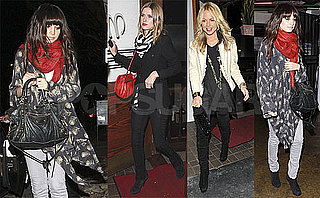 Photos of Nicole Richie, Rachel Zoe, and Nicky Hilton Leaving LA's Madeo