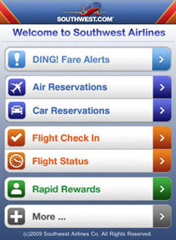 Southwest Airlines App Takes Off With Sale Alerts