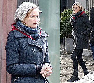 Photos of Diane Kruger On Set of Unknown White Male in Berlin