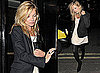 Kate Moss in London in Yves Saint Laurent blazer