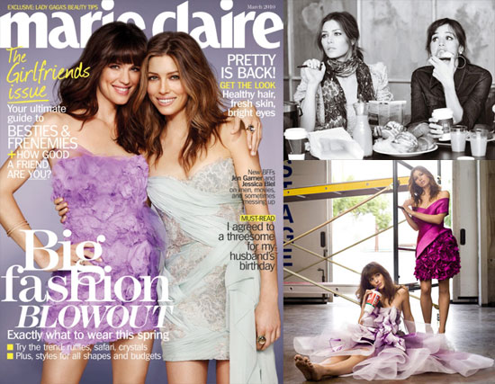 Photos of Marie Claire Jennifer Garner and Jessica Biel