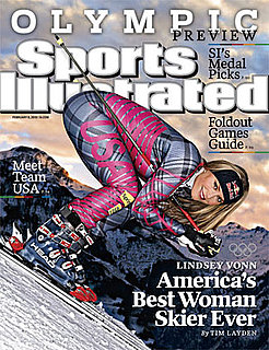 Controversial Photo of Olympic Skier Lindsey Vonn on the Cover of Sports Illustrated