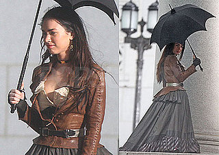 Photos of Megan Fox in Costume on the Set of Jonah Hex in LA