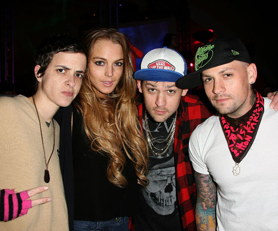 Samantha Ronson and Lindsay Lohan joined the Madden brothers for a party hosted by ESPN in 2009.
Samantha Ronson and Lindsay Lohan joined the Madden brothers for a party hosted by ESPN in 2009.