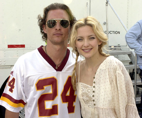 Matthew McConaughey and Kate Hudson were together in 2003 for MTV's First Annual Super Bowl Tailgate Spectacular.
Matthew McConaughey and Kate Hudson were together in 2003 for MTV's First Annual Super Bowl Tailgate Spectacular.