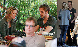 Photos of Ryan Gosling Eating Lunch With a Girl Friend at The Chateau Marmont in LA