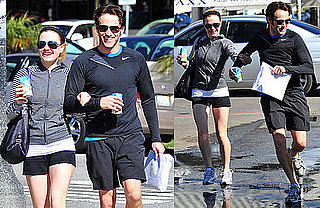 Photos of Anna Paquin and Stephen Moyer Exercising Together in LA