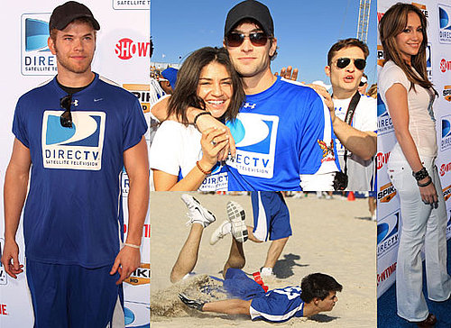 Photos of Twilight's Kellan Lutz, Taylor Lautner, Gossip Girl's Chace Crawford, Ed Westwick, Jessica Szohr Celebrity Beach Bowl 2010-02-08 15:00:23