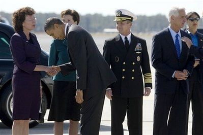 Obama Bow Ouch