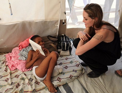 Speed Read! Angelina Jolie Shares the Attention With Haiti 