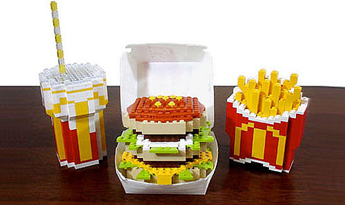 Photos of the Lego Big Mac Combo Meal