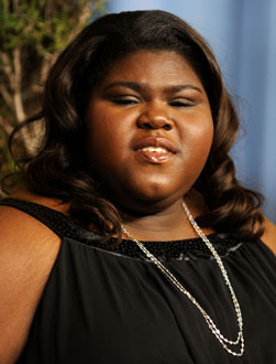 Press Room Interview With Precious Star Gabourey Sidibe at the 2010 Oscar Nominees Luncheon 2010-02-15 13:15:49