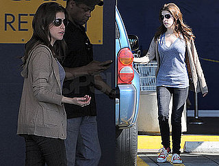 Photos of Oscar Nominee Anna Kendrick of Up in the Air Shopping at an Ikea in LA