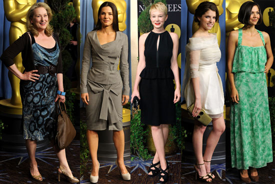 Photos of 2010 Oscar Nomination Lunch with Sandra Bullock, Meryl Streep, Carey Mulligan, Anna Kendrick