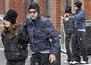 Photos of Justin Timberlake and Jessica Biel Cuddling up in the Snow in NYC Wearing Hats