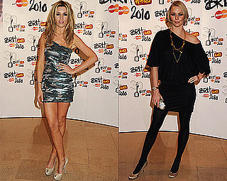 Photos of Abigail Clancy and Jodie Kidd at 2010 Brit Awards